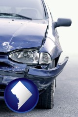 washington-dc an automobile accident, hopefully covered by insurance